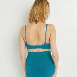 BRASSIERE ALLAITEMENT COTON BLEU -ROUGEGORGE 11031501 D