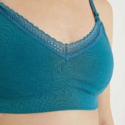BRASSIERE ALLAITEMENT COTON BLEU -ROUGEGORGE 11031501 Z