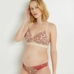 SOUTIEN-GORGE ALLAITEMENT IVOIRE/BLEU