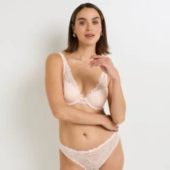 SOUTIEN-GORGE AMPLI FOULARD POUDRE