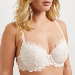 SOUTIEN-GORGE AMPLI EMBOITANT ECRU -ROUGEGORGE 11187000 Z