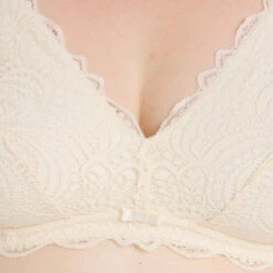 SOUTIEN-GORGE FOULARD POST-OP ECRU -ROUGEGORGE 11212201 D