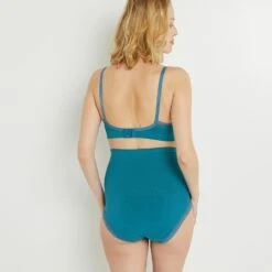 CULOTTE TAILLE HAUTE GROSSESSE BLEU -ROUGEGORGE 11248001 D