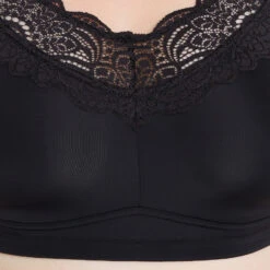 POST OP BRASSIERE NOIR -ROUGEGORGE 11254001 D