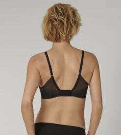 Triumph FIT SMART SHAPE BRASSIERE NOIR -ROUGEGORGE 11257200 D
