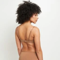 SOUTIEN-GORGE AMPLIFORME MICROFIBRE PEAU BRONZEE -ROUGEGORGE 11257302 D