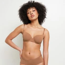 SOUTIEN-GORGE AMPLIFORME MICROFIBRE PEAU BRONZEE