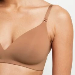 SOUTIEN-GORGE SANS ARMATURES AMPLI MICROFI PEAU BRONZEE -ROUGEGORGE 11257502 Z