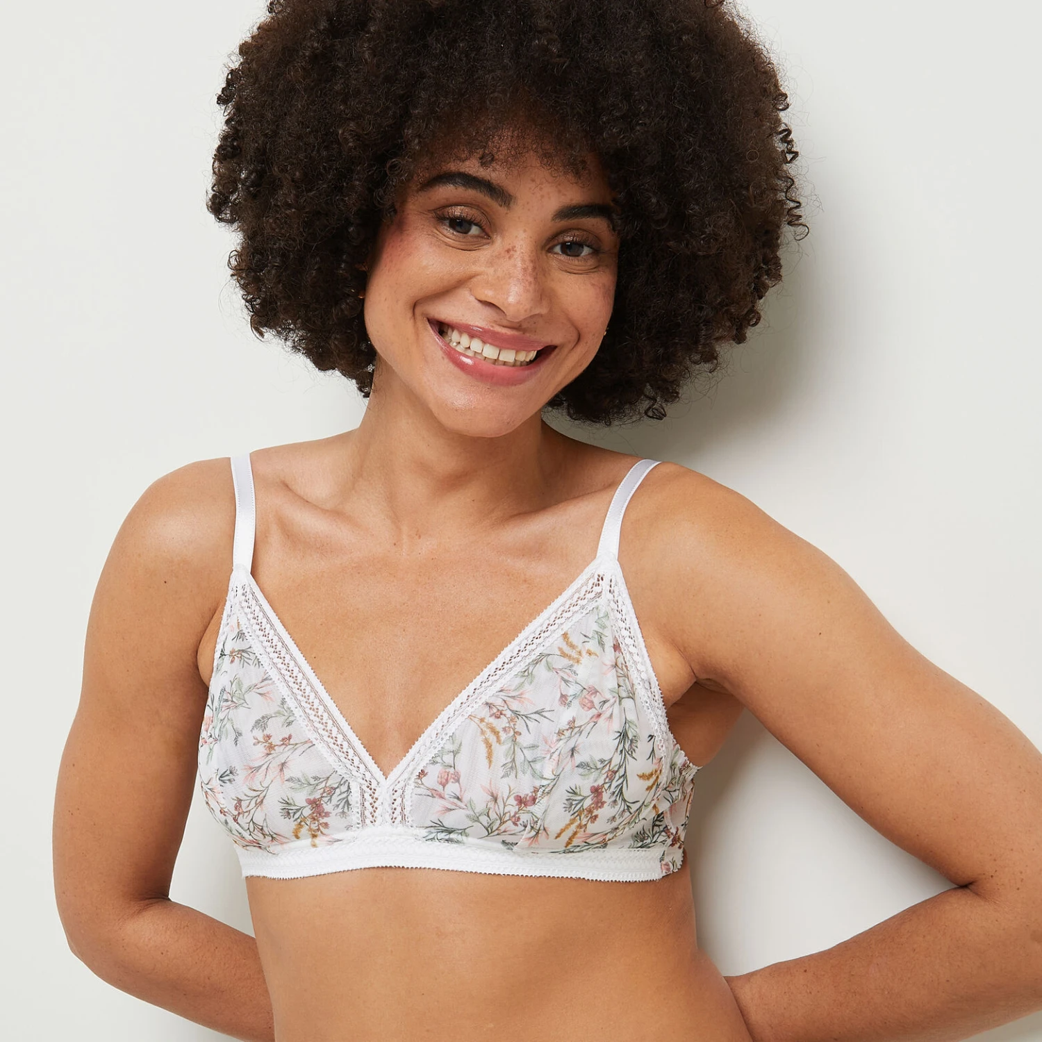 SOUTIEN-GORGE SANS ARMATURES MULTICO BLANC 2 SOUTIEN-GORGE SANS ARMATURES MULTICO BLANC – Image 2