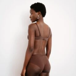 Shorty Invisible en Microfibre Recyclée Marron - Ligne PERFECT -ROUGEGORGE 11275803 Z