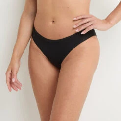 CULOTTE MICROFIBRE RECYCLEE NOIR