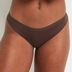 TANGA MICROFIBRE MARRON