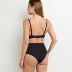 Culotte Taille Haute PERFECT en Microfibre Recyclée - Noir -ROUGEGORGE 11276101 Z