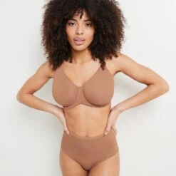 CULOTTE TAILLE HAUTE MICROFIBRE PEAU BRONZEE 7 CULOTTE TAILLE HAUTE MICROFIBRE PEAU BRONZEE -ROUGEGORGE 11276102 D