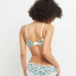 SOUTIEN-GORGE AMPLI EMBOITANT BLANC/VERT -ROUGEGORGE 11286106 D