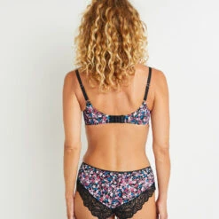 SOUTIEN-GORGE EMBOITANT NOIR/ROSE -ROUGEGORGE 11286304 D