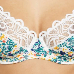 SOUTIEN-GORGE EMBOITANT BLANC/VERT -ROUGEGORGE 11286306 Z