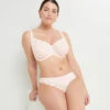 Soutien-gorge Emboîtant Syara Rose Poudre - Maintien Optimal Grands Bonnets