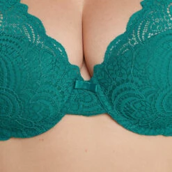 RougeGorge Vert Émeraude Dentelle Raffinée – Ampliforme Foulard à Armatures -ROUGEGORGE 11290903 Z