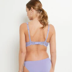 SOUTIEN-GORGE AMPLI FOULARD LILAS -ROUGEGORGE 11290904 D