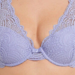 SOUTIEN-GORGE AMPLI FOULARD LILAS -ROUGEGORGE 11290904 Z