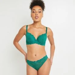 Culotte Micro Vert Sauge Dentelle Ajourée – Lingerie Féminine Microfibre & Dentelle 5 Culotte Micro Vert Sauge Dentelle Ajourée – Lingerie Féminine Microfibre & Dentelle -ROUGEGORGE 11291403 D