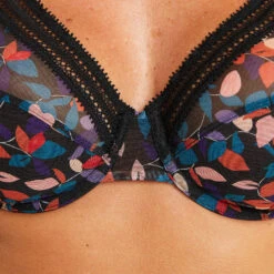 SOUTIEN-GORGE FOULARD NOIR/ROSE -ROUGEGORGE 11302400 Z