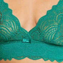RougeGorge Vert Émeraude en Dentelle – Soutien-gorge Triangle Sans Armatures Confort 6 RougeGorge Vert Émeraude en Dentelle – Soutien-gorge Triangle Sans Armatures Confort -ROUGEGORGE 11307000 Z
