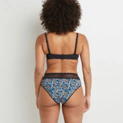 SHORTY MENSTRUEL FLUX MOYEN MULTICO NOIR 6 SHORTY MENSTRUEL FLUX MOYEN MULTICO NOIR -ROUGEGORGE 11307100 Z