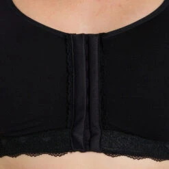 Soutien-Gorge Brassière Post-Opératoire Noir Candice – Confort Sans Armatures et Ouverture Devant -ROUGEGORGE 11309701 D