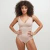 Body Gainant Sculptant BELIEVE Naturel – Microfibre Haute Compression et Dentelle Invisible