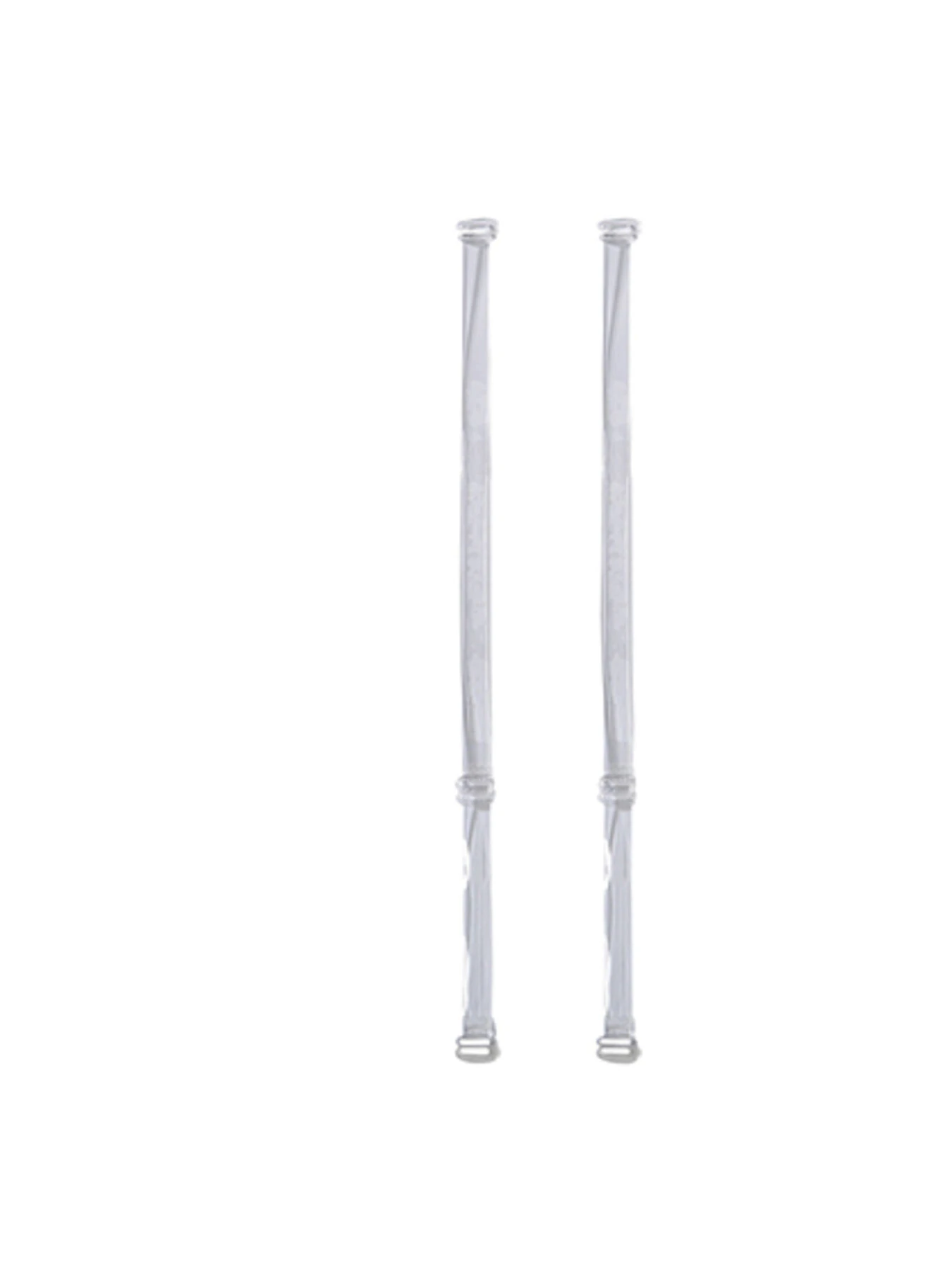 Bretelles de Soutien-Gorge Amovibles 10mm - Silicone Transparent Invisible 1 Bretelles de Soutien-Gorge Amovibles 10mm - Silicone Transparent Invisible