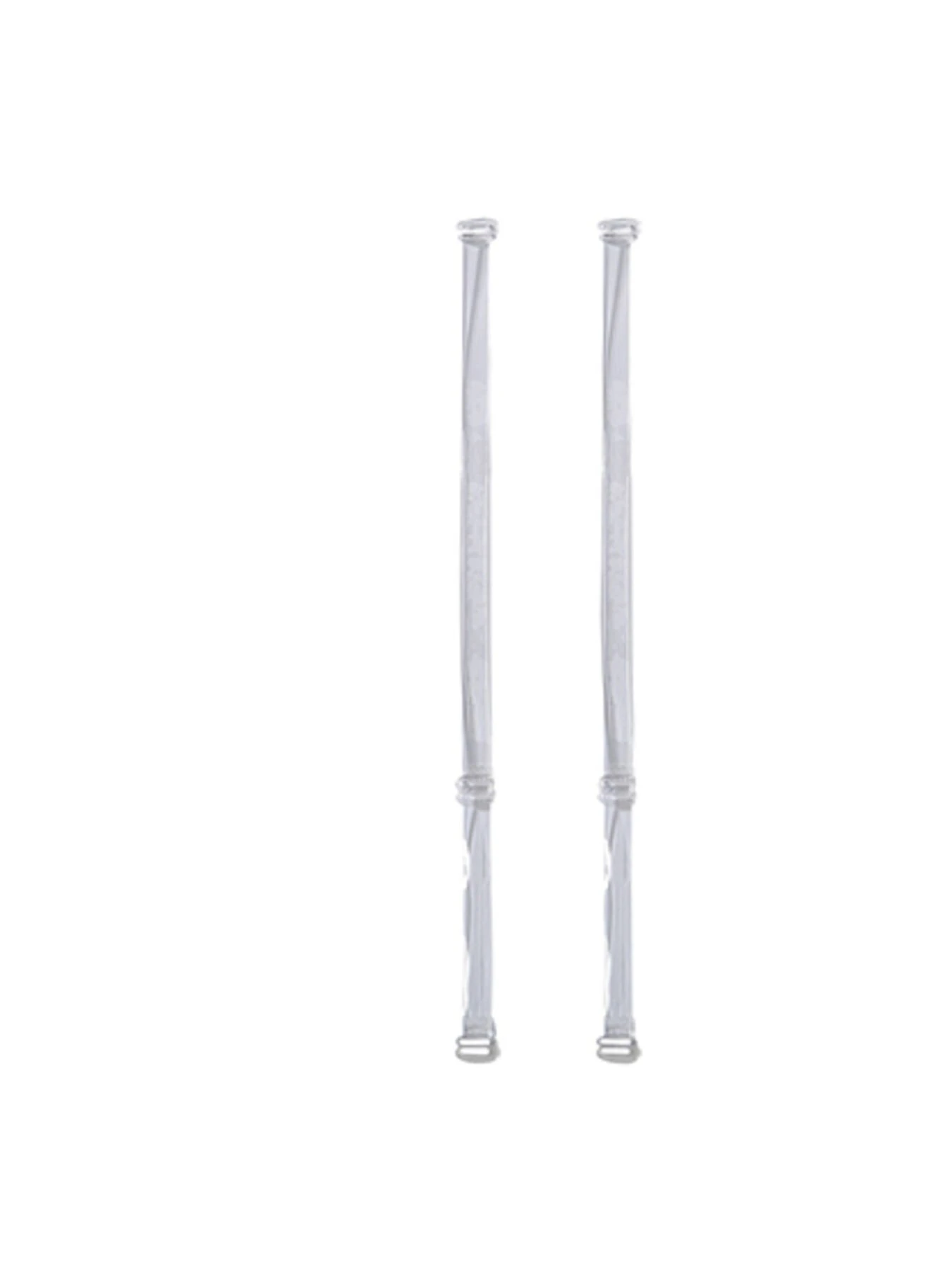 Bretelles de Soutien-Gorge Amovibles 10mm - Silicone Transparent Invisible 2 Bretelles de Soutien-Gorge Amovibles 10mm - Silicone Transparent Invisible – Image 2