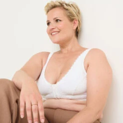 BRASSIERE POST OPERATOIRE BLANC -ROUGEGORGE 15095300 M