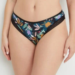 CULOTTE MICROFIBRE MULTICO NOIR