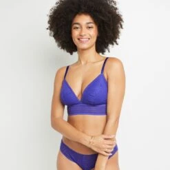 SOUTIEN-GORGE SANS ARMATURES VIOLET