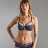 Bella SOUTIEN-GORGE AMPLIFORME CORBEILLE MULTICO BLEU