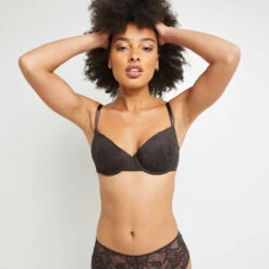 SOUTIEN-GORGE AMPLIFORME MARRON