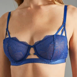 Blue SOUTIEN-GORGE EMBOITANT DENTELLE BLEU -ROUGEGORGE 20011000 Z