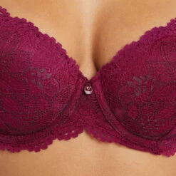 SOUTIEN-GORGE AMPLIFORME EMBOITANT BORDEAUX -ROUGEGORGE 20013600 Z