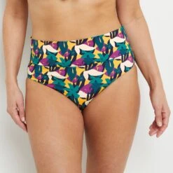 MAILLOT DE BAIN CULOTTE MAXI MULTICO ROSE