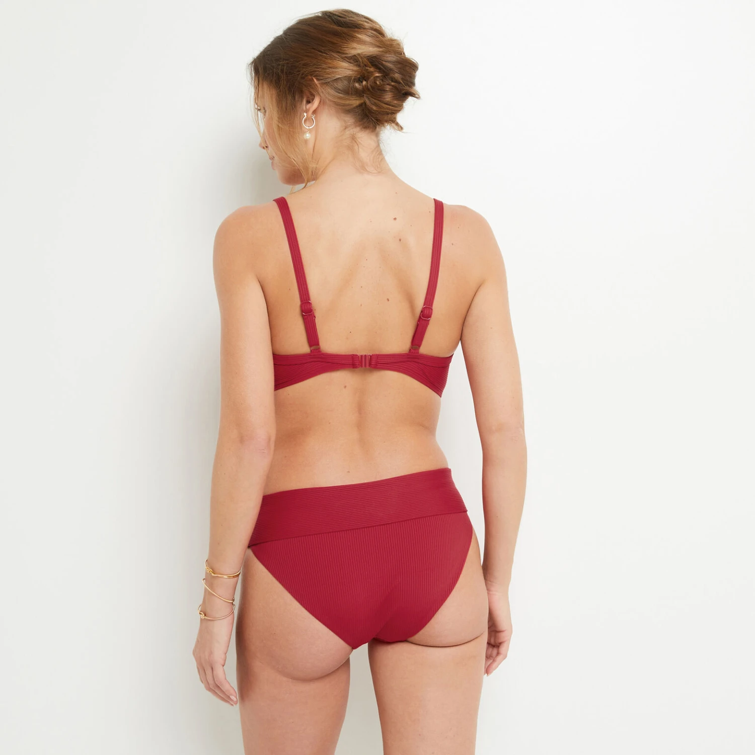 Lotus MAILLOT DE BAIN SLIP MAXI ROUGE 2 Lotus MAILLOT DE BAIN SLIP MAXI ROUGE – Image 2