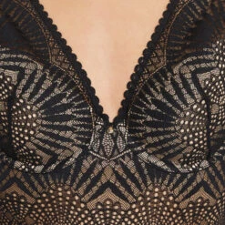 BODY AMPLIFORME DENTELLE NOIR -ROUGEGORGE 20022400 Z