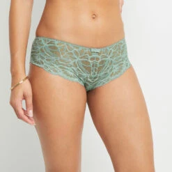 SHORTY DENTELLE RECYCLEE Vert Clair