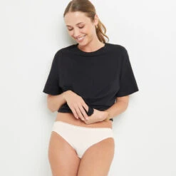 Bala Ecru Viscose Ecovero Panty – Eco-Responsible Lace Trim Lingerie -ROUGEGORGE 20027000 D