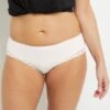 BALA Ecru Viscose Ecovero Shorty – Scalloped Lace Trim Sustainable Women's Lingerie