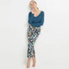 Pantacourt de Pyjama BECKIE Bleu Multicolore - Imprimé Fleuri en Viscose EcoVero