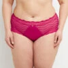Beatrice Fuchsia Pink Lace – Recycled Fibers Scalloped Shorty