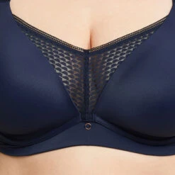 Soutien-gorge Marine Bernadette - Dentelle Graphique et Maintien Courbe + Grands Bonnets 6 Soutien-gorge Marine Bernadette - Dentelle Graphique et Maintien Courbe + Grands Bonnets -ROUGEGORGE 20033000 Z