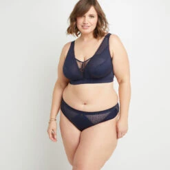 CULOTTE MICROFIBRE MARINE -ROUGEGORGE 20033200 D